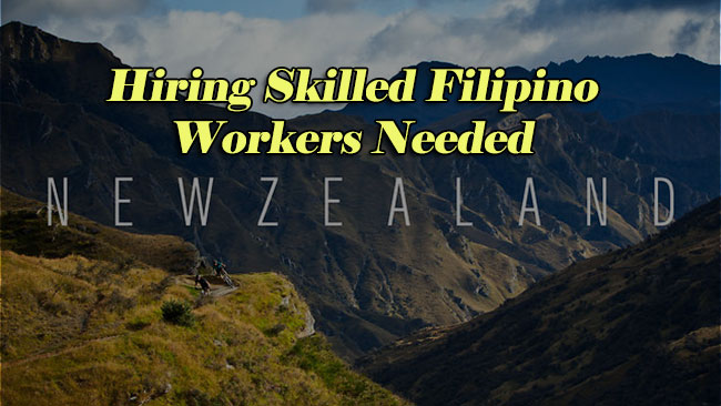 Hiring: Skilled Filipino Workers Needed in New Zealand